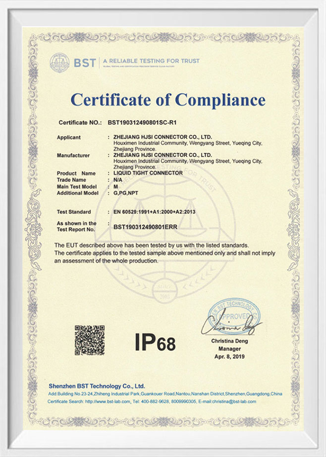 Certificate of Compliance