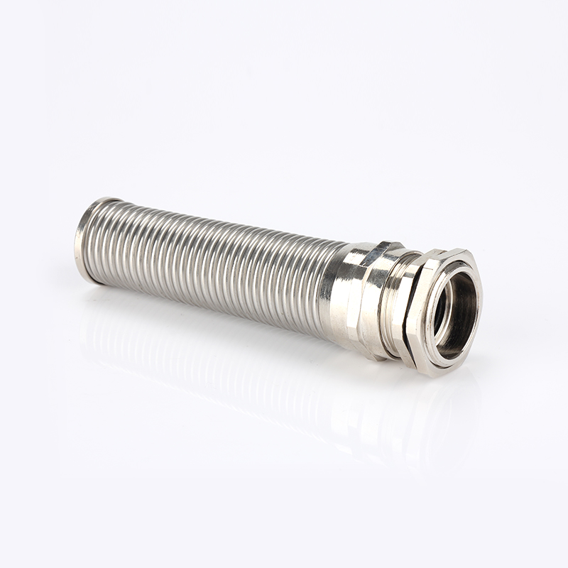 Cable Gland With Anti-Kink Spring Permanent Bending Protection Under High Mechanical Stress